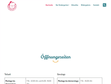 Tablet Screenshot of kiga-holzwurm.de